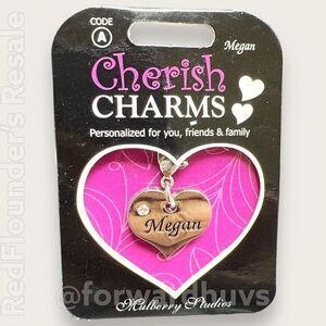 Bundle Sale 3 for $15 | Cherish Charms | Megan | Name Charm | Mulberry Studios